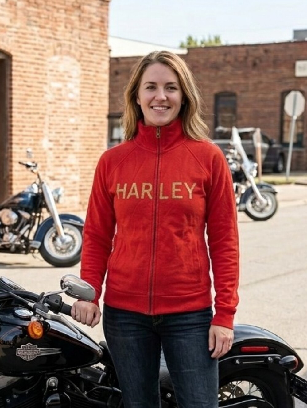 Harley-Davidson Genuine Red Sweatshirt.